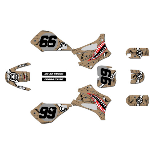 cobra cx50sr graphics kit 2012-2020 predator series tan