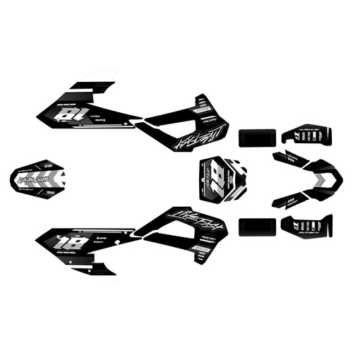 cobra cx65 graphics kit 2022-2025 rebel series white