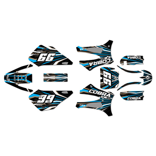 cobra cx65 graphics kit 2010-2021 prime series cyan