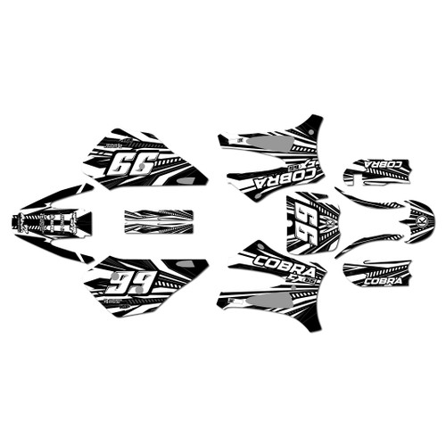 cobra cx65 graphics kit 2010-2021 prime series white