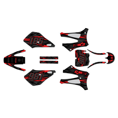 cobra cx50sr graphics kit 2010-2011 twitch series red