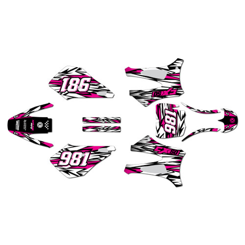 cobra cx50sr graphics kit 2010-2011 twitch series magenta