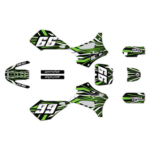 cobra cx50sr graphics kit 2012-2020 prime series green