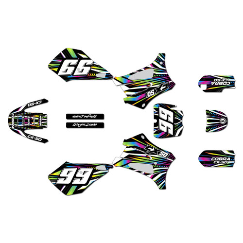 cobra cx50sr graphics kit 2012-2020 prime series rainbow