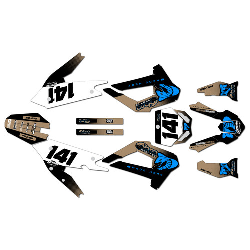 cobra cx50srx-fwe graphics kit 2021-2025 factory series tan