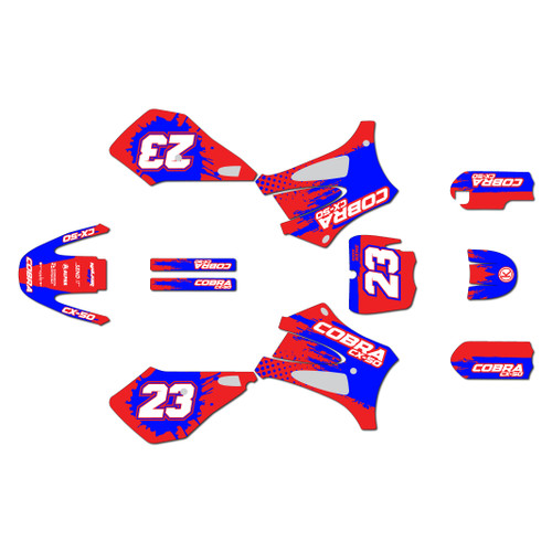 cobra cx50sr graphics kit 2012-2020 splash series blue-shift