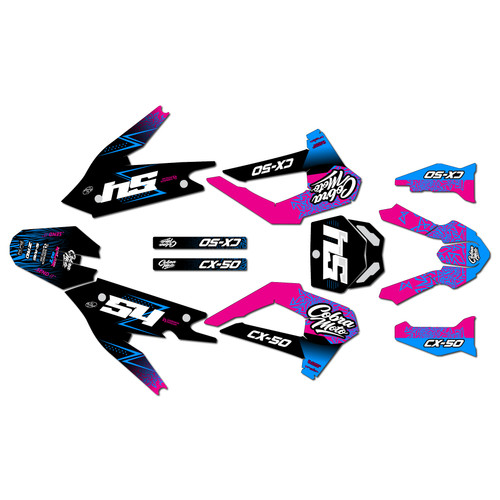 cobra cx50srx-fwe graphics kit 2021-2025 fatality series magenta