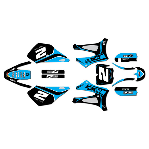 cobra cx65 graphics kit 2010-2021 venom series cyan