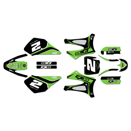 cobra cx65 graphics kit 2010-2021 venom series green