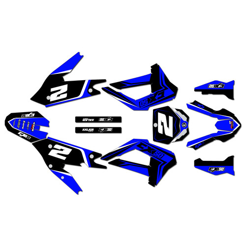 cobra cx50srx-fwe graphics kit 2021-2025 lightning series blue