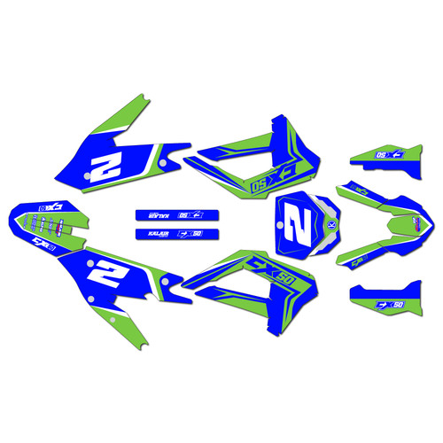 cobra cx50srx-fwe graphics kit 2021-2025 lightning series green