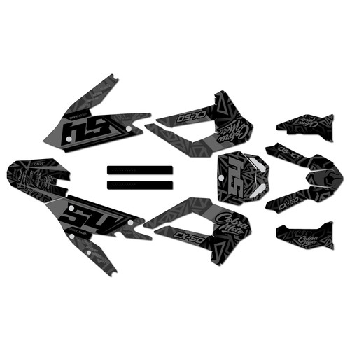 cobra cx50srx-fwe graphics kit 2021-2025 orion series smoke