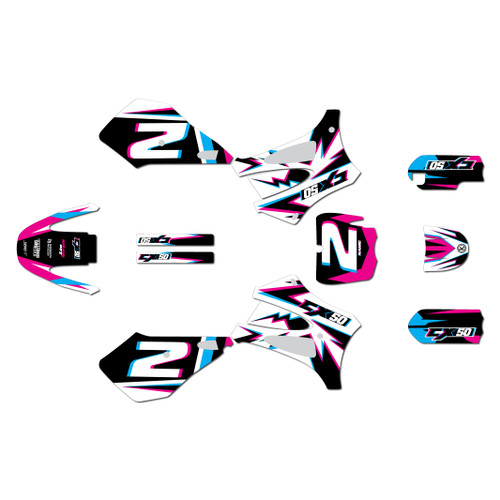 cobra cx50sr graphics kit 2012-2020 vision series magenta