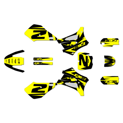 cobra cx50sr graphics kit 2012-2020 vision series yellow