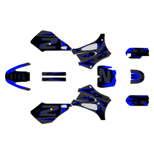 cobra cx50sr graphics kit 2012-2020 vision series blue-shift