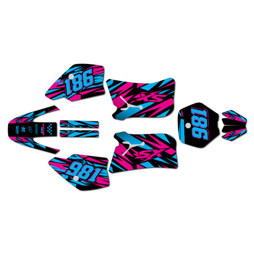 ktm 50sx graphics kit 1998-2001 twitch series magenta