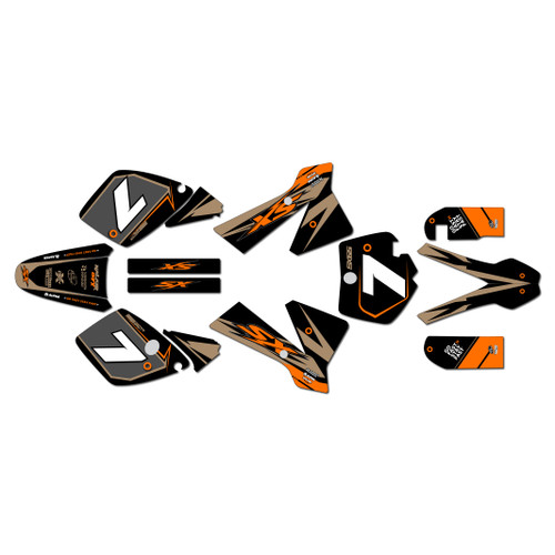 ktm 65sx graphics kit 2002-2008 bold series tan
