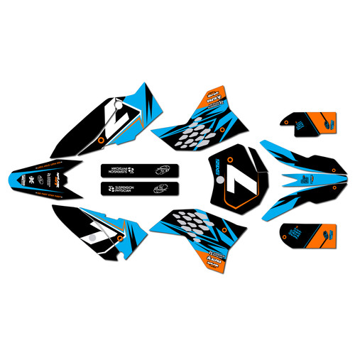 ktm 65sx graphics kit 2009-2015 bold series cyan