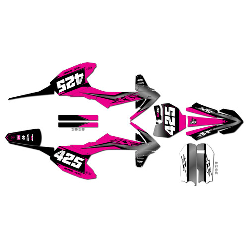 ktm 50sx graphics kit 2019 seize series magenta