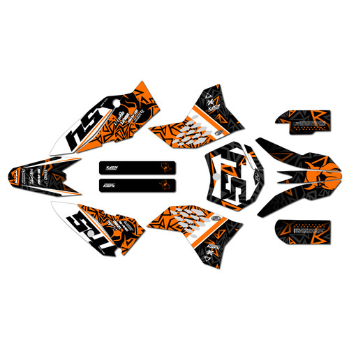 ktm 65sx graphics kit 2009-2015 cyrus series orange