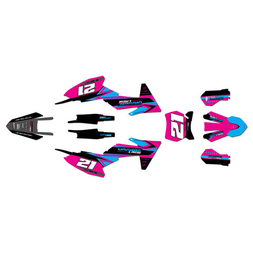 ktm 65sx graphics kit 2024-2026 crew series magenta