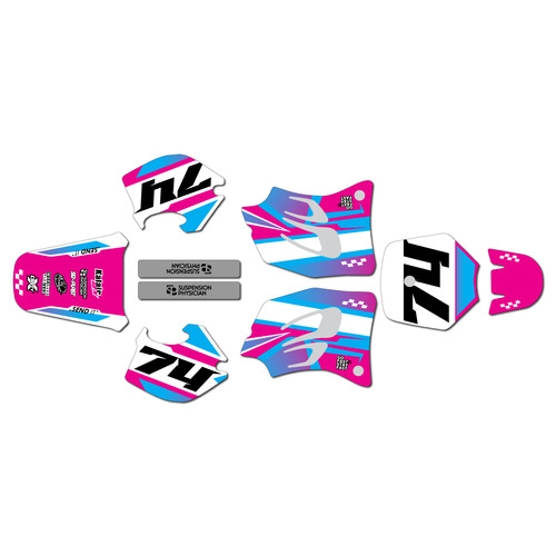 ktm 65sx graphics kit 1998-2001 prestige series cyan