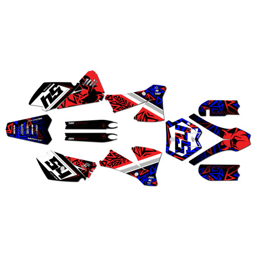 ktm 85sx graphics kit 2003-2005 cyrus series red