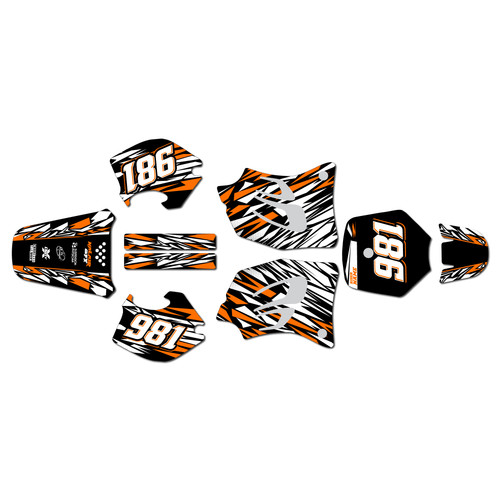ktm 65sx graphics kit 1998-2001 twitch series orange-shift