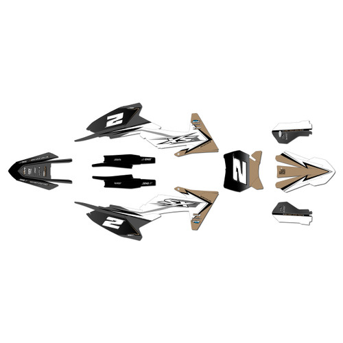 ktm 65sx graphics kit 2024-2026 razor series tan