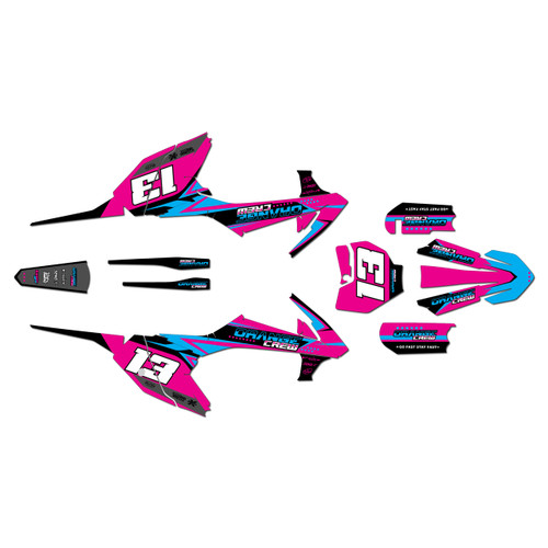ktm 65sx graphics kit 2016-2023 og-crew series magenta