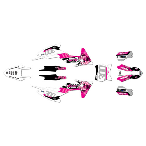 ktm 65sx graphics kit 2024-2026 surfs-up series pink