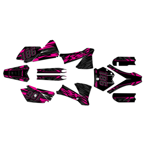 ktm 85sx graphics kit 2003-2005 twitch series magenta