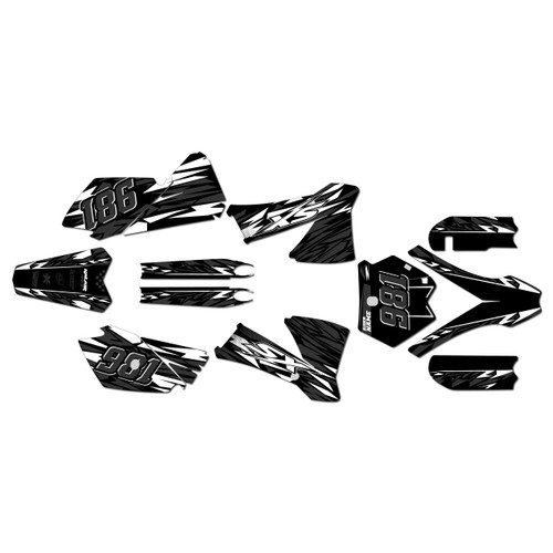 ktm 85sx graphics kit 2003-2005 twitch series white