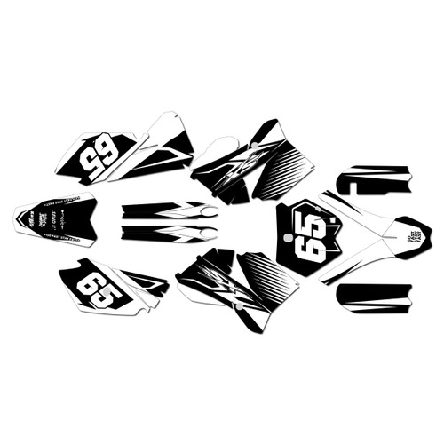 ktm 85sx graphics kit 2006-2012 bold series white