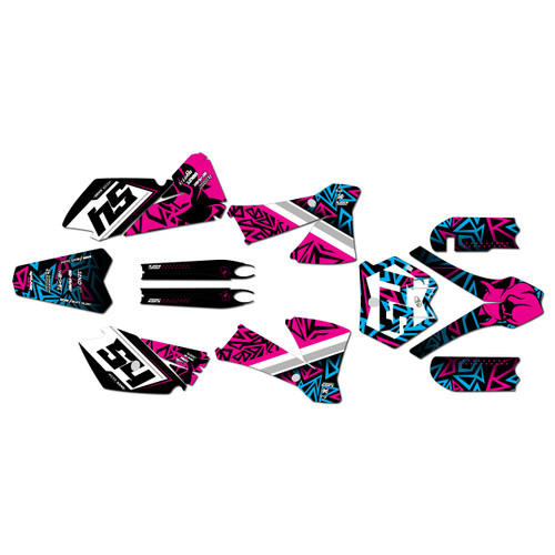 ktm 105sx graphics kit 2003-2005 cyrus series magenta