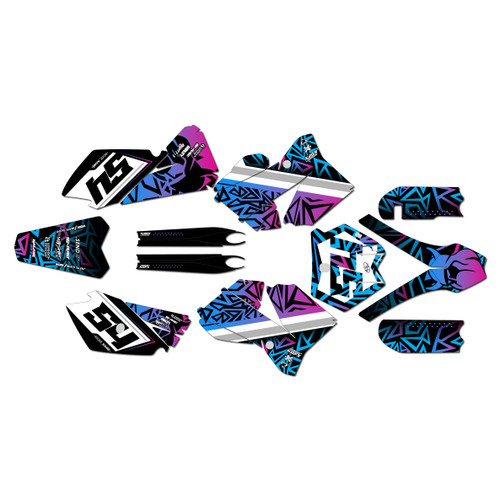 KTM 85SX & 105SX graphics kit 2006-2012 cyrus series magenta-shift