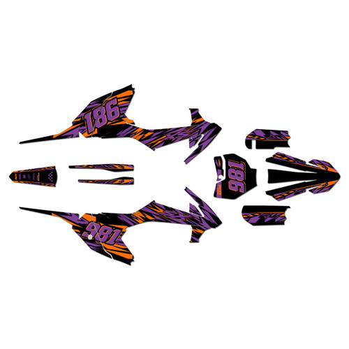 ktm 65sx graphics kit 2016-2023 twitch series purple