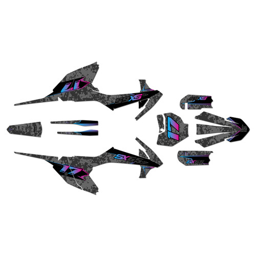 ktm 65sx graphics kit 2016-2023 warfare series magenta-shift