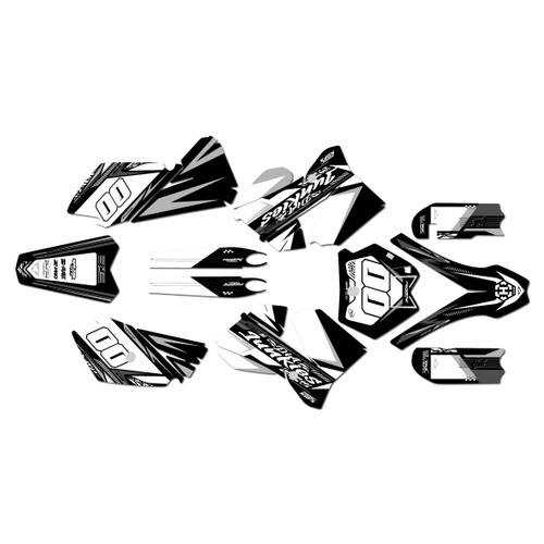 KTM 85SX & 105SX graphics kit 2006-2012 rugged series white