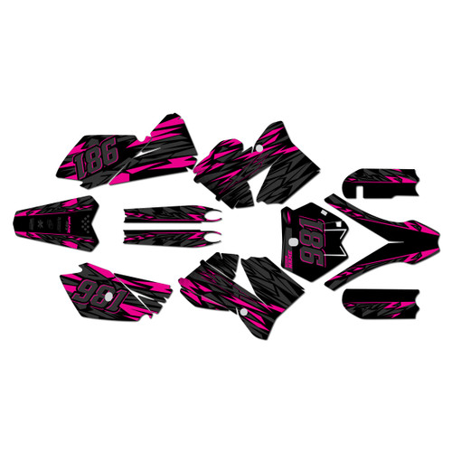 KTM 85SX & 105SX graphics kit 2006-2012 twitch series magenta