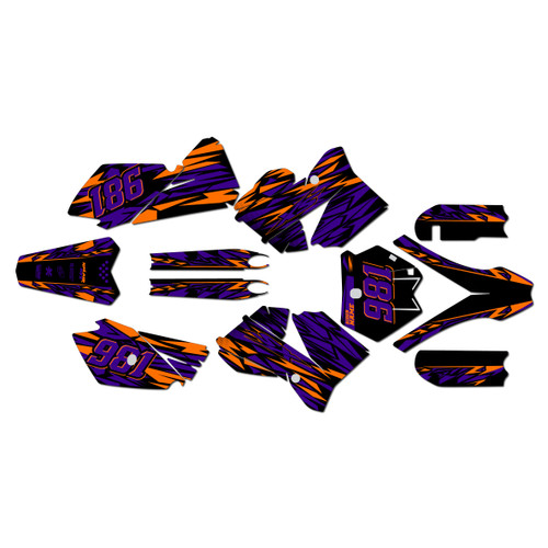 KTM 85SX & 105SX graphics kit 2006-2012 twitch series purple