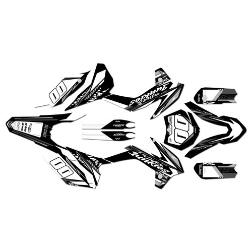 ktm 85sx graphics kit 2013-2015 rugged series white