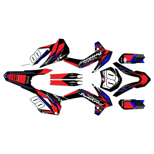 ktm 105sx graphics kit 2013-2015 rugged series red