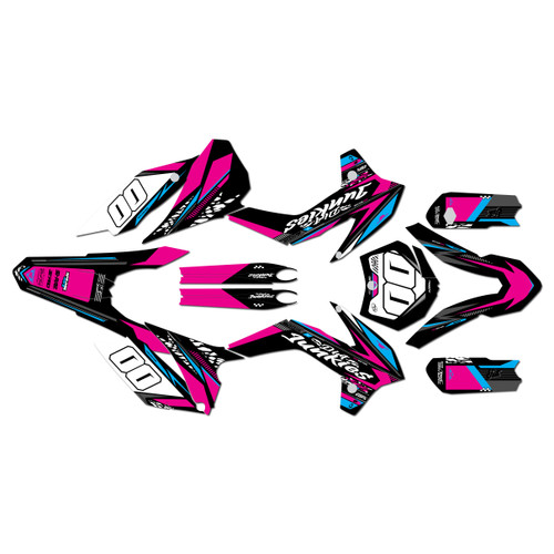 ktm 105sx graphics kit 2013-2015 rugged series magenta