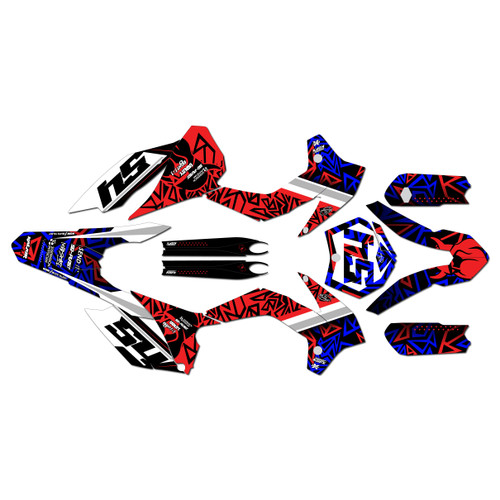 KTM 85SX & 105SX graphics kit 2015-2017 cyrus series red