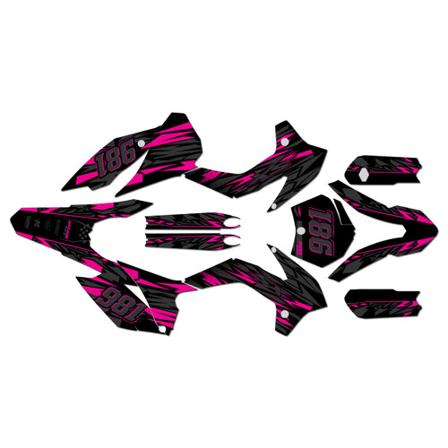 KTM 85SX & 105SX graphics kit 2013-2015 twitch series magenta