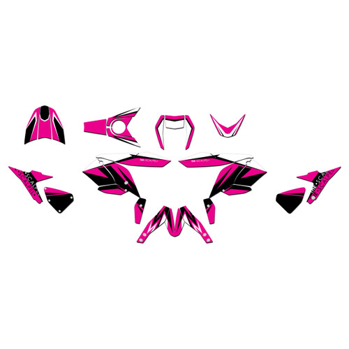 ktm 690duke graphics kit 2012-2020 scalper series magenta