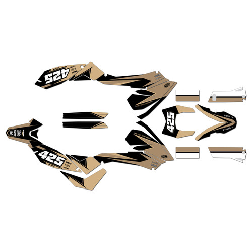 ktm 690smc graphics kit 2008-2011 screech series tan