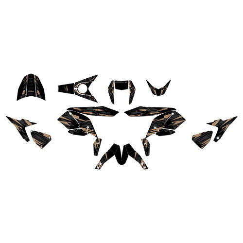 ktm 690duke graphics kit 2012-2020 twitch series tan