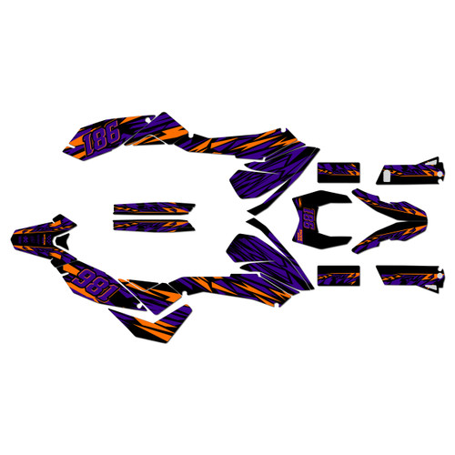 ktm 690smc graphics kit 2008-2011 twitch series purple